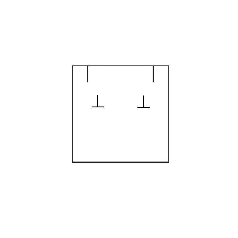 Caja BIP Luxe juego + cadena 90x87x39 mm.